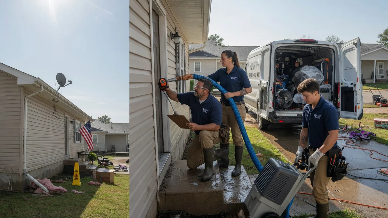 Ceiling Water Damage Restoration in Robertsville, OH near me